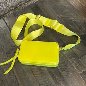 Bright yellow purse